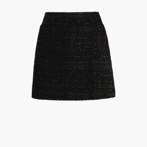 Hill House Tatiana Skirt Black Tweed M - Picture 2 of 7